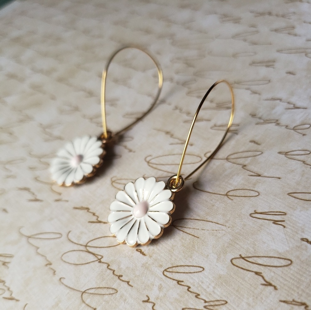 Handmade Flower Earrings🌼